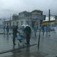 In front of the train station, Seine-Saint-Denis. (Lucile Roger Durieux)